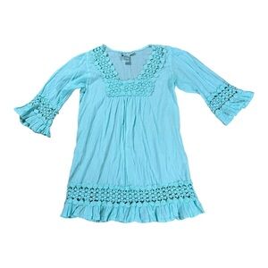 Cute Options Women’s Shirt, Turquoise, Size Small